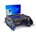 Station Gaming Pro RGB SCION65 - Bureau Gamer avec Support pour écran ou TV 65" - EGT591-D